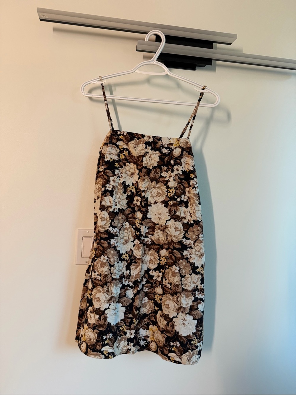 Abercrombie & Fitch Black Floral Mini Dress